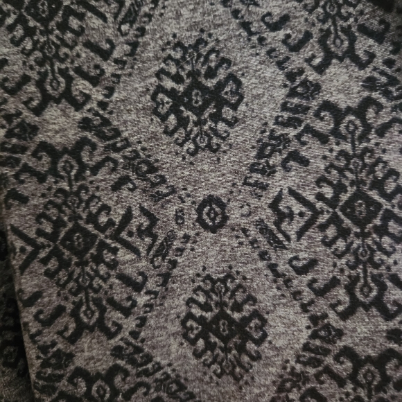 Mudd Womens Black Gray Paisley Pattern Leggings Size XL - Picture 3 of 7
